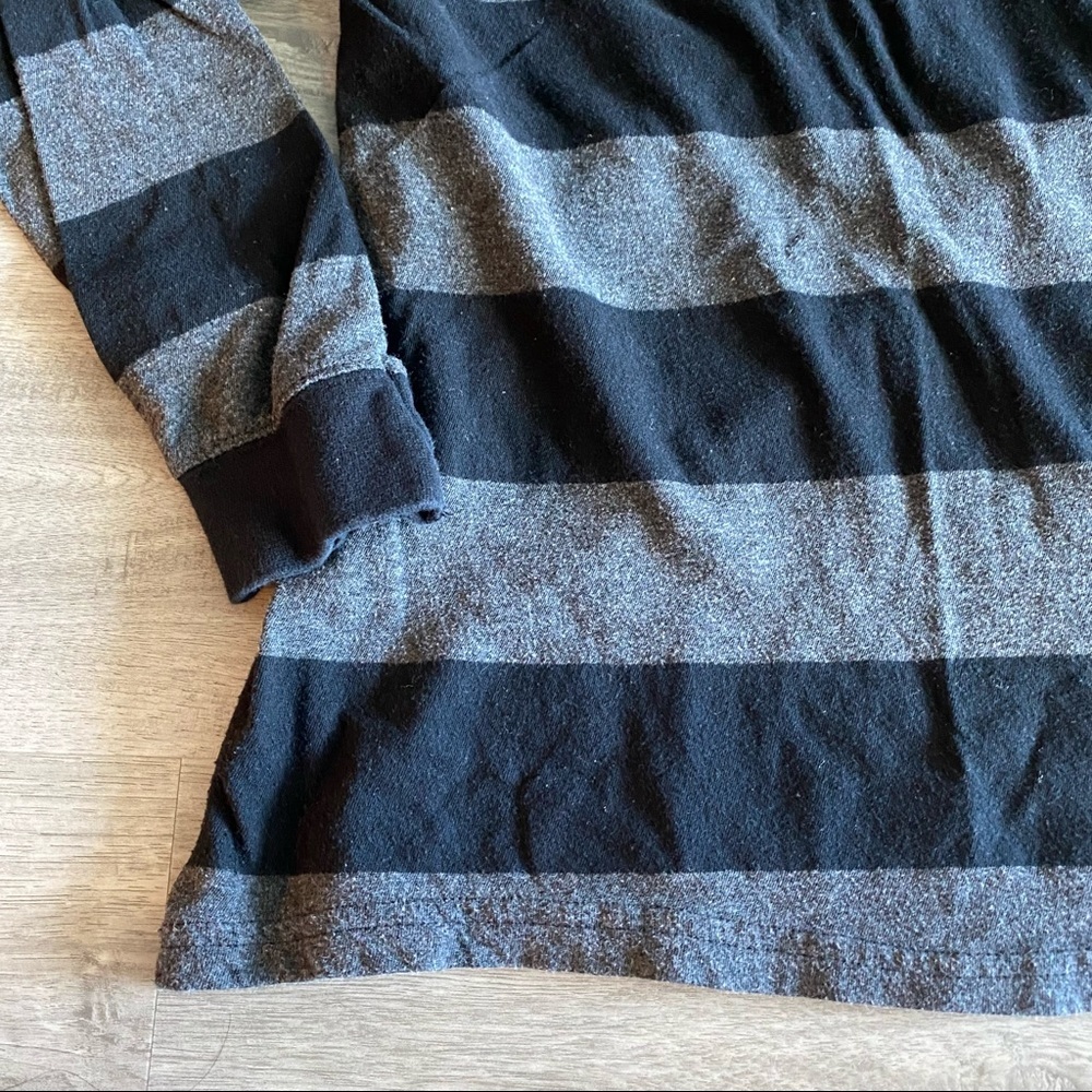 Boys Striped Henley Long Sleeve - Picture 2 of 10